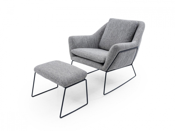 Fotoliu lounge de relaxare cu scoica tapitata ADORE [10]