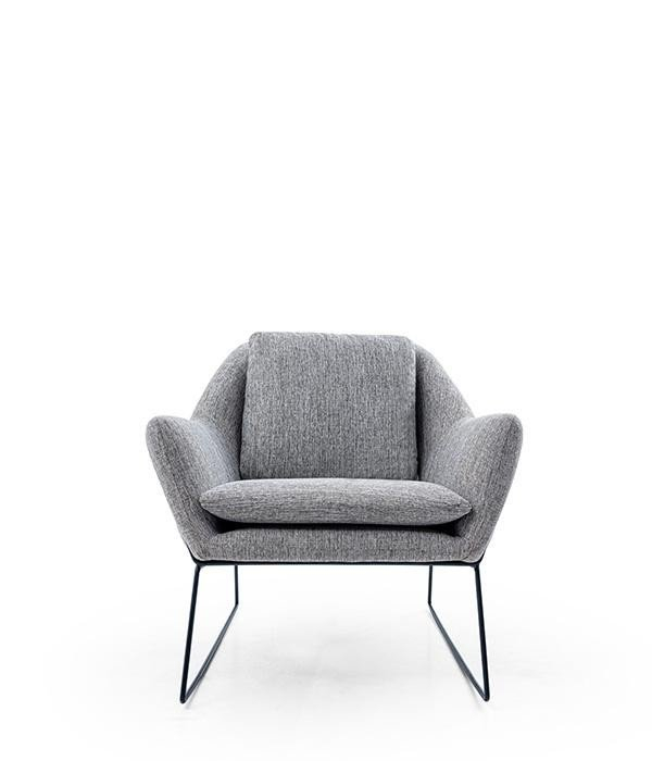 Fotoliu lounge de relaxare cu scoica tapitata ADORE [3]