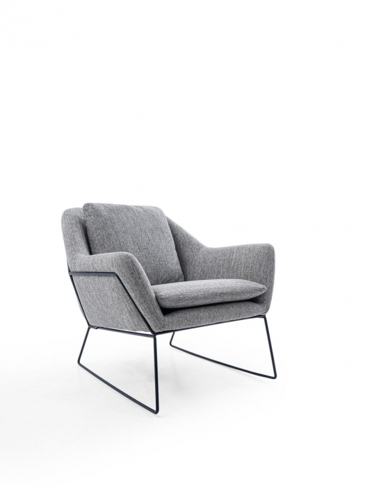 Fotoliu lounge de relaxare cu scoica tapitata ADORE [4]