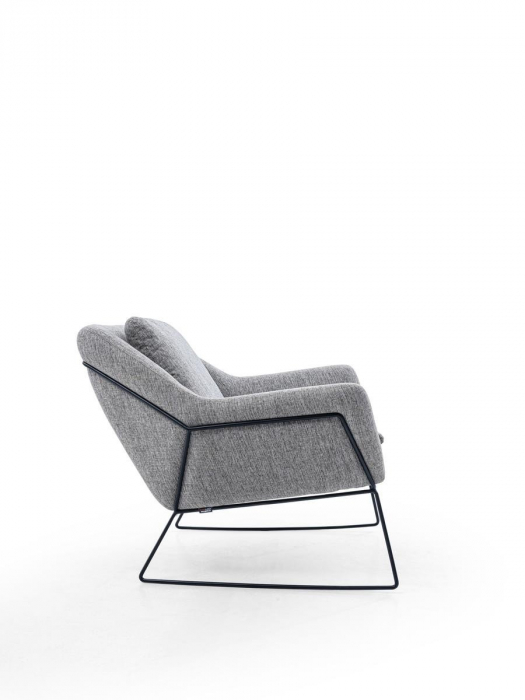 Fotoliu lounge de relaxare cu scoica tapitata ADORE [5]