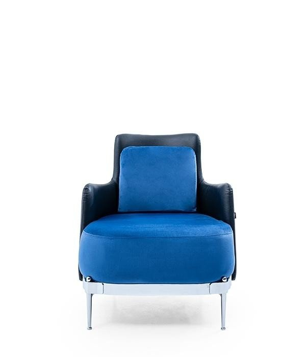 Fotoliu lounge de relaxare cu scoica tapitata BERTA [4]