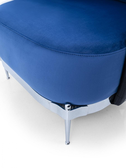 Fotoliu lounge de relaxare cu scoica tapitata BERTA [2]