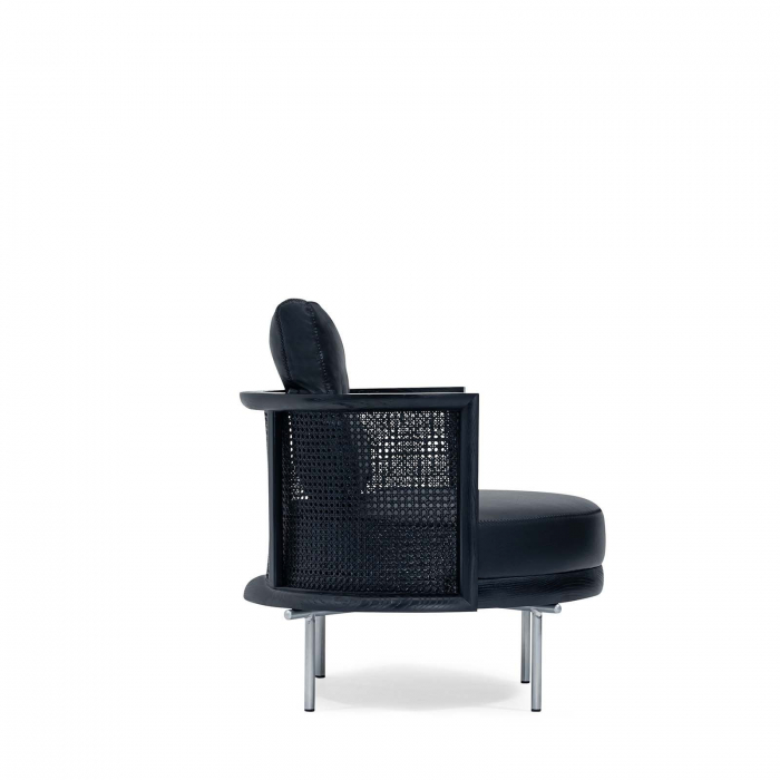 Fotoliu lounge de relaxare cu scoica tapitata BREEZE [4]