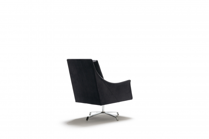 Fotoliu lounge de relaxare cu scoica tapitata SHELLBY [6]