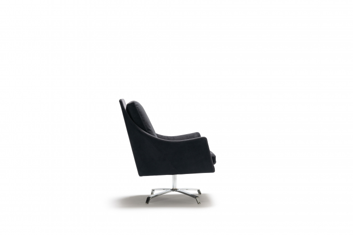 Fotoliu lounge de relaxare cu scoica tapitata SHELLBY [5]