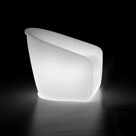 Fotoliu luminos cu design scultural pentru terasa - SETTEMBRE [1]