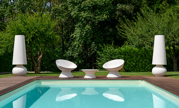 Fotoliu luminos lounge scultural pentru exterior luminos - FADE RELAX [4]