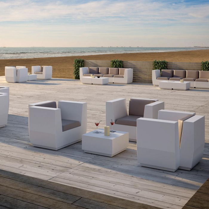 Modul coltar canapea din plastic in stil minimalist geometric - BIG CUT Corner [4]