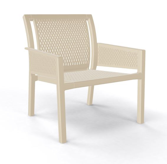 Fotoliu lounge din plastic pentru terasa - GRAND MINUSH [5]