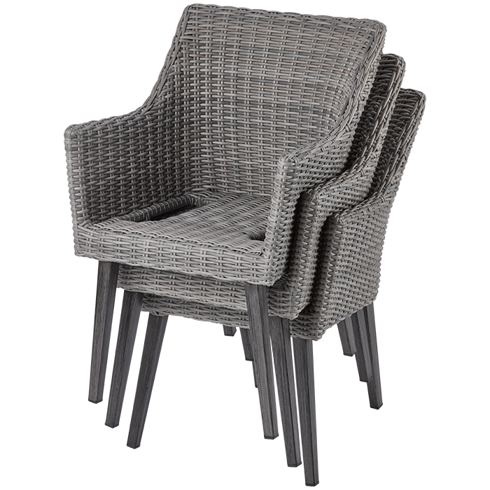 Fotoliu terasa/outdoor cadru din aluminiu tehno-rattan OBERON [3]