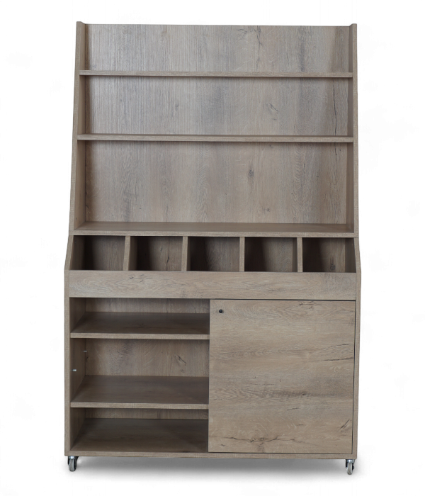 Gheridon cu rafturi si separatoare de tacamuri - 3000 [2]