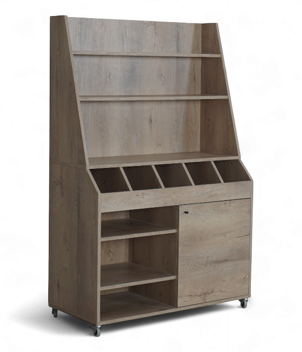 Gheridon cu rafturi si separatoare de tacamuri - 3000 [3]