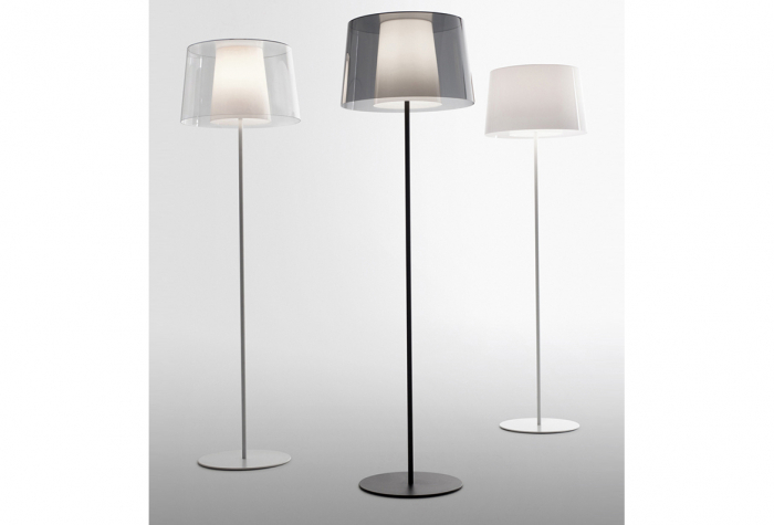 Lampa de podea cu dublu abajur L001ST/BA [2]