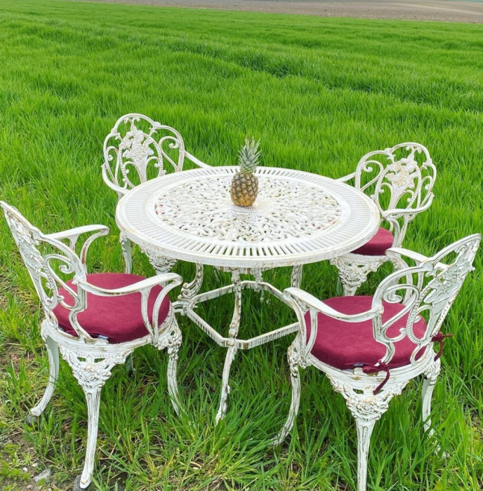 Masa de terasa rotunda in stil baroc pentru bistro - CG 606 [3]