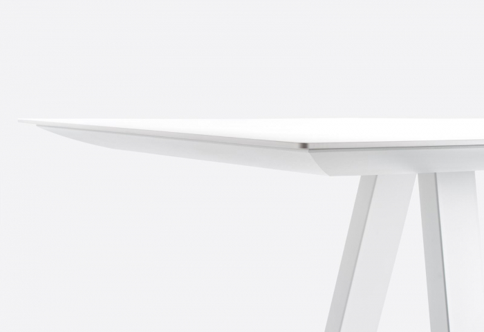 Masa fixa cadru aluminiu extrudat cu blat HPL compact ARKI_TABLE [5]