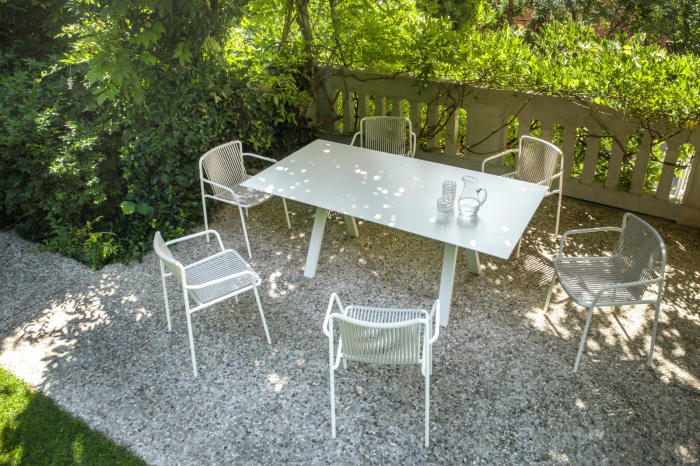 Masa fixa cadru aluminiu extrudat cu blat HPL compact ARKI_TABLE [17]