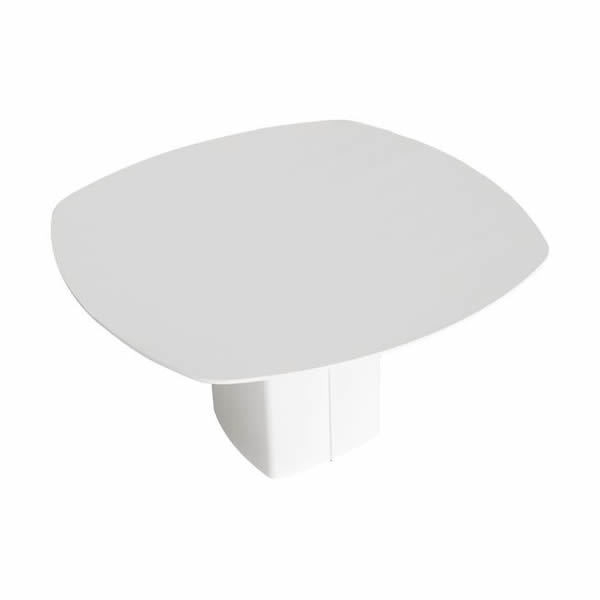 Masa fixa cadru otel cu blat MDF AERO Alb [2]