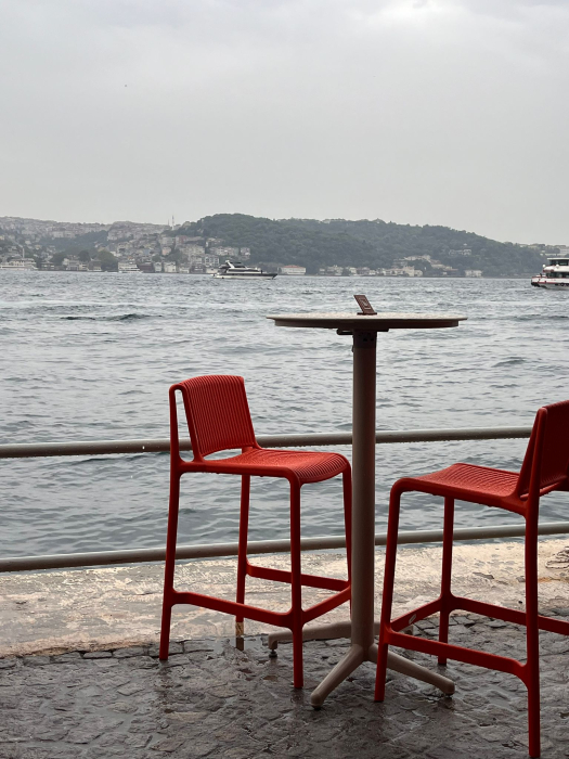 Masa inalta cu blat rotund 60 cm si rabatabil - MOON [6]