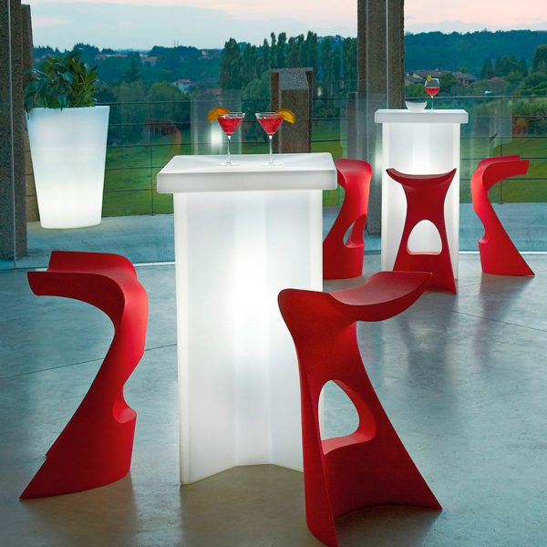 Masa inalta luminoasa pentru exterior cu design minimalist - X2 [1]