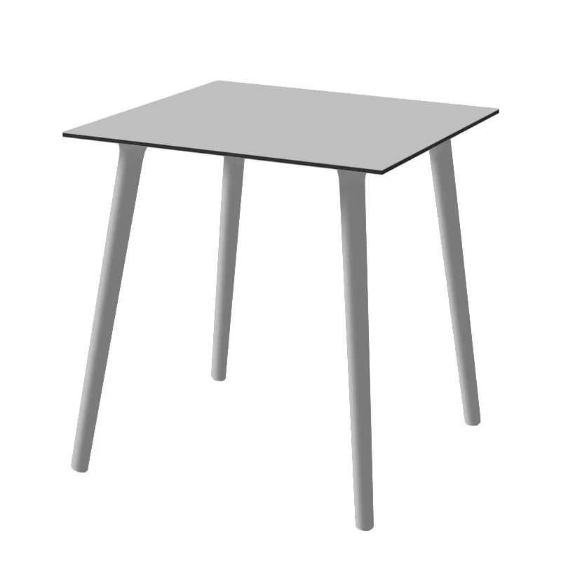 Masa cu 4 picioare din plastic si blat din HPL pentru exterior - STEFANO [1]