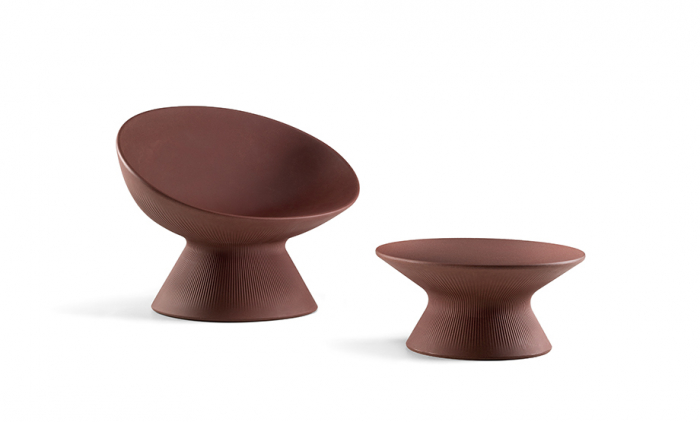 Masa joasa pentru exterior din polipropilena FADE COFFEE TABLE [2]