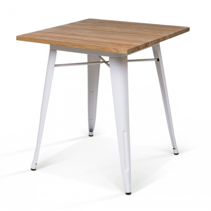 Mese din metal design industrial TOLIX WOOD DINNER STYLE [1]