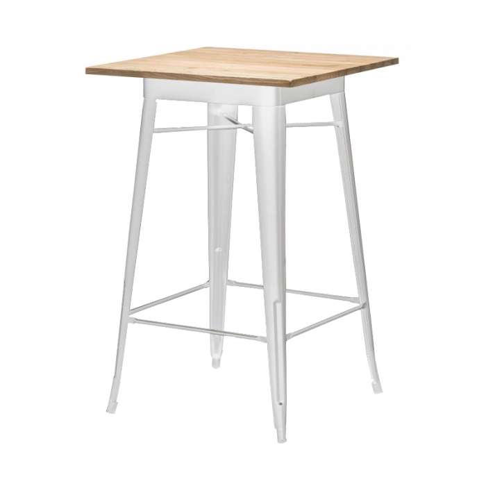 Mese inalte de bar din metal design industrial TOLIX WOOD PARTY STYLE [1]