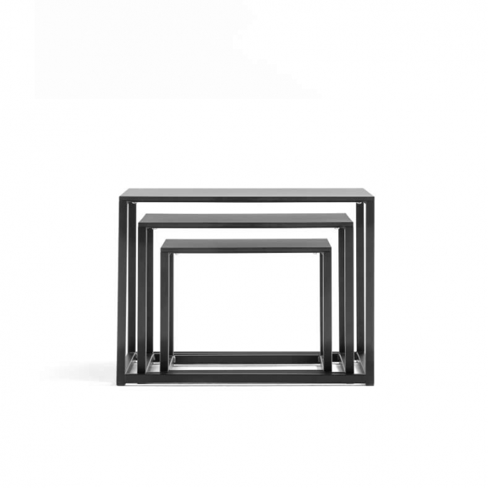 Mese lounge din metal 40 x 40 x 30 cm CODE [3]