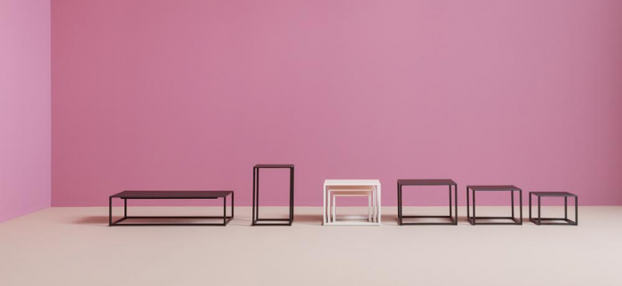 Mese lounge din metal 59 x 59 x 42 cm CODE [6]