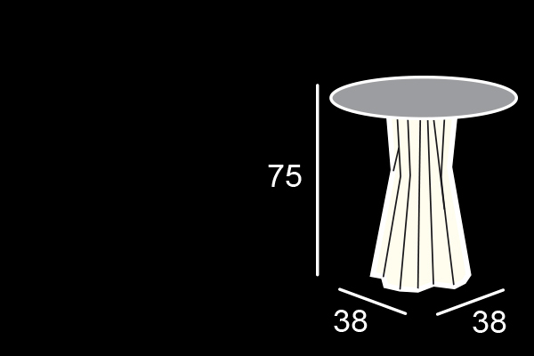 Masa luminoasa plastic pentru exterior FROZEN LIGHT DINING TABLE [5]