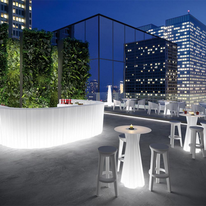 Masa luminoasa plastic pentru exterior FROZEN LIGHT DINING TABLE [7]