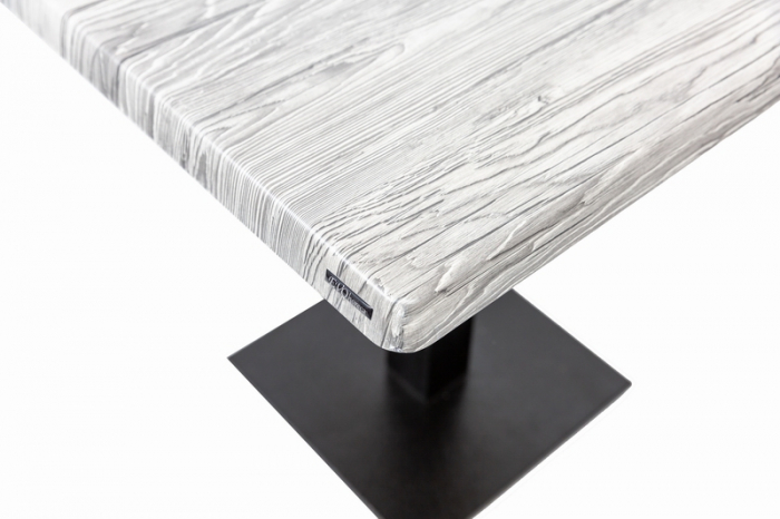 Mese patrate 70 x 70 cm cu picior central DUBLIN URBAN SPRUCE [2]