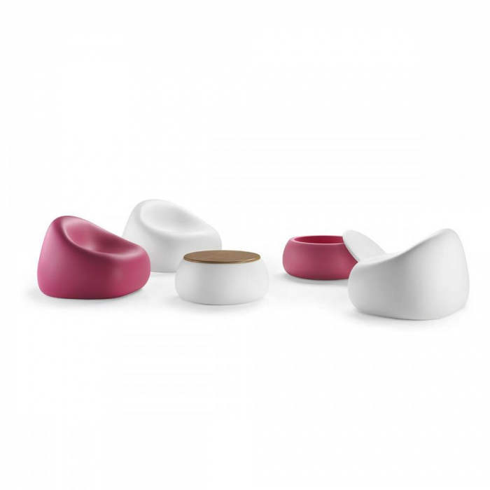 Masa joasa din plastic pentru piscina / spa in stil minimalist - T BALL [2]