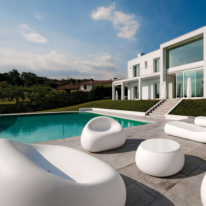 Masa joasa din plastic pentru piscina / spa in stil minimalist - T BALL [7]