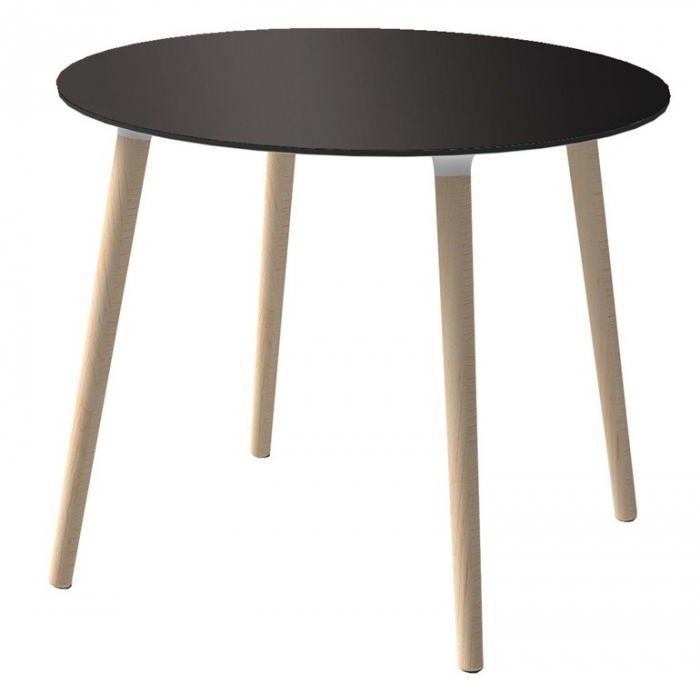 Masa pentru restaurant cu blat rotund din HPL - STEFANO [5]