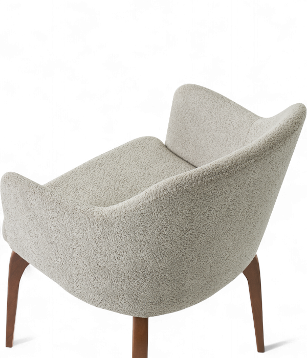 Scaun elegant tapitat la comanda pentru braserie - MILANO [4]