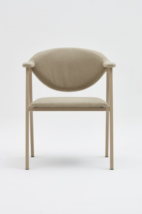 Scaun cu brate si cadru metalic pentru restaurant - JIMMY [2]