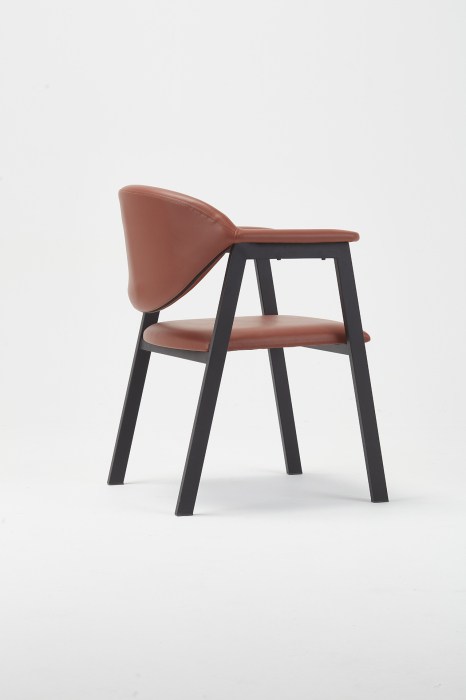 Scaun cu brate si cadru metalic pentru restaurant - JIMMY [3]