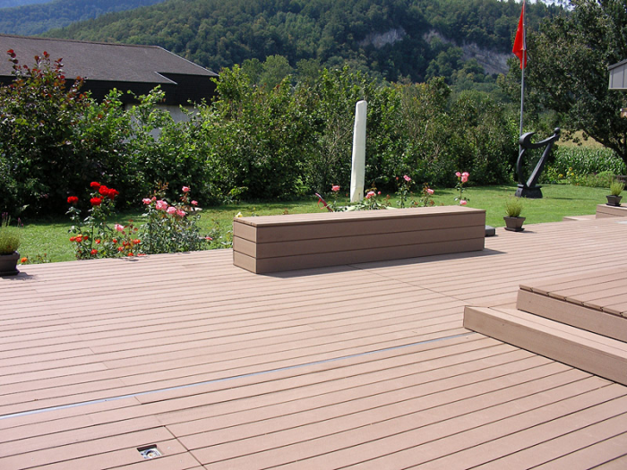 Pardoseli de terasa/outdoor WPC (Wood Plastic Composites) WERZALIT ENTERO [8]