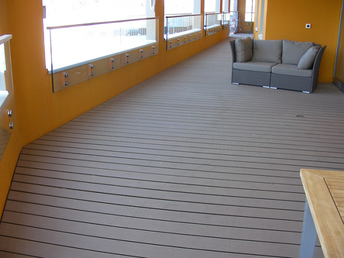 Pardoseli de terasa/outdoor WPC (Wood Plastic Composites) WERZALIT ENTERO [12]