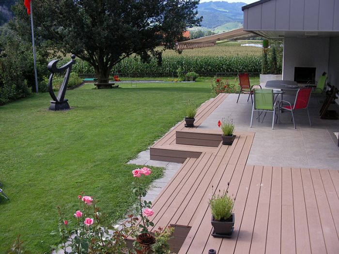 Pardoseli de terasa/outdoor WPC (Wood Plastic Composites) WERZALIT ENTERO [11]