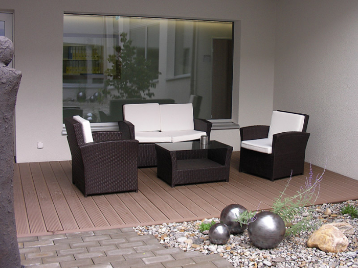 Pardoseli de terasa/outdoor WPC (Wood Plastic Composites) WERZALIT TERRAZA [4]