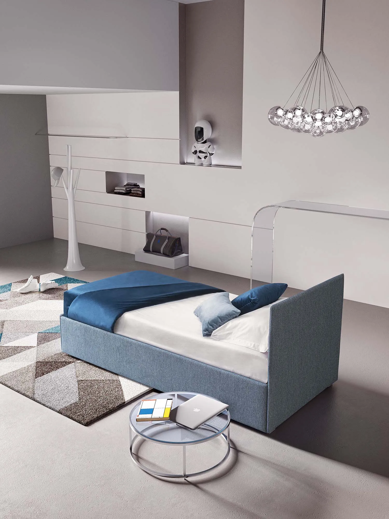 Pat cu pat suplimentar incorporat pentru hotel - Gelsomino [6]