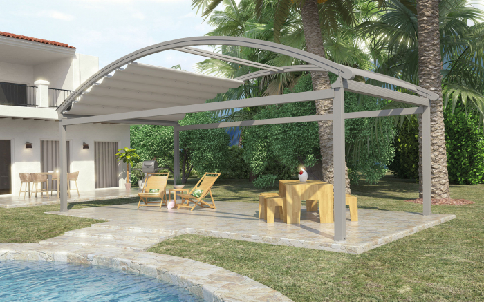 Pergola arcuita profesionala pentru plaja / terasa Minima [1]