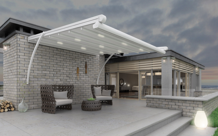 Pergola dreapta profesionala pentru plaja / terasa Solenna L4 [1]