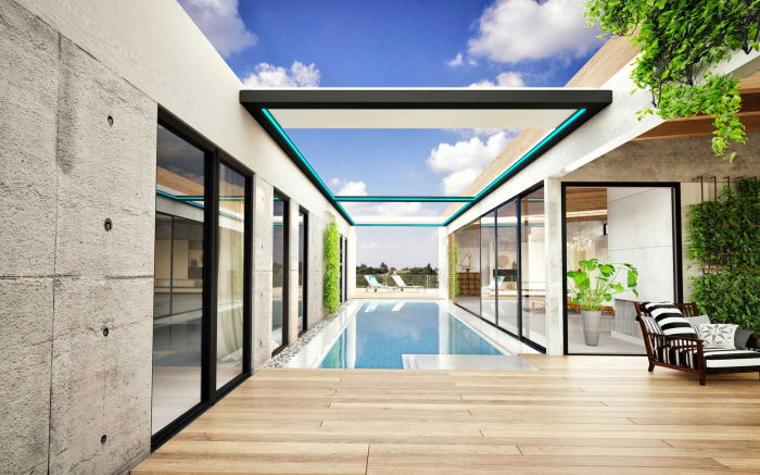 Pergola profesionala pentru plaja / terasa Infinity [1]