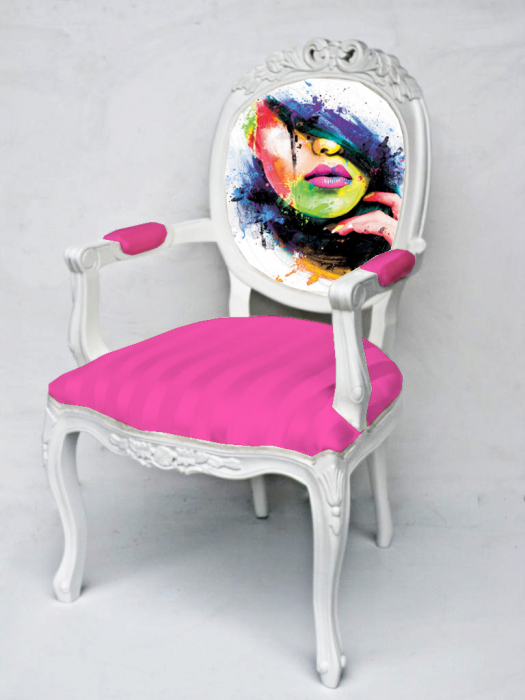 Personalizare print tapiserie scaun cafenea restaurant lounge EVO_188 [2]