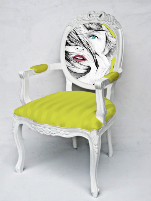 Personalizare print tapiserie scaun cafenea restaurant lounge EVO_188 [3]