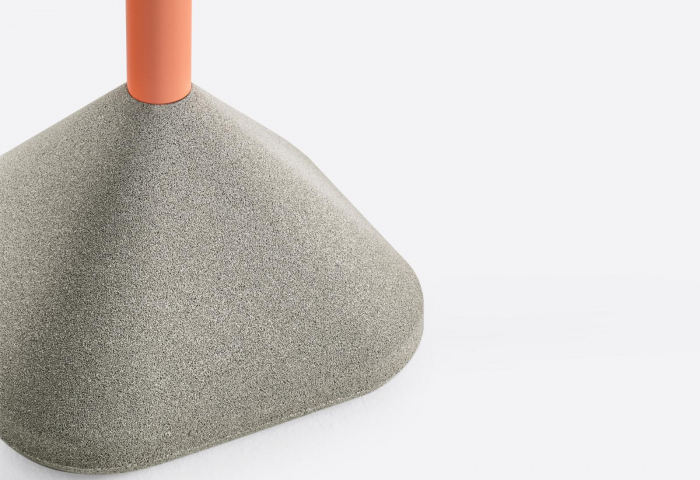 Picior de masa inalta de bar cu baza din beton si coloana metalica H108 CONCRETE 855 [5]