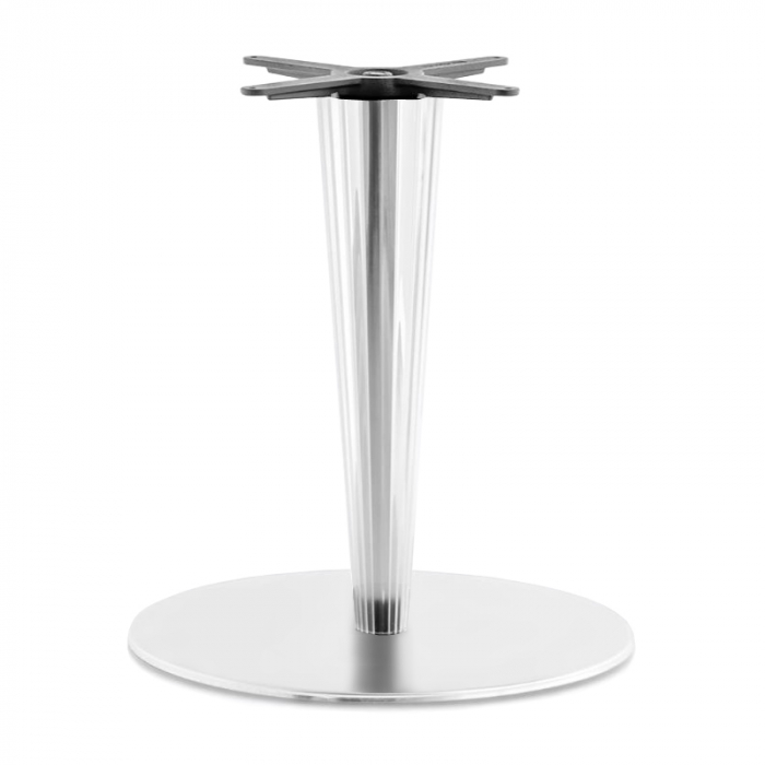 Picioare (baze) de masa inox cu plexiglas H71.5 KRYSTAL 4431 [1]